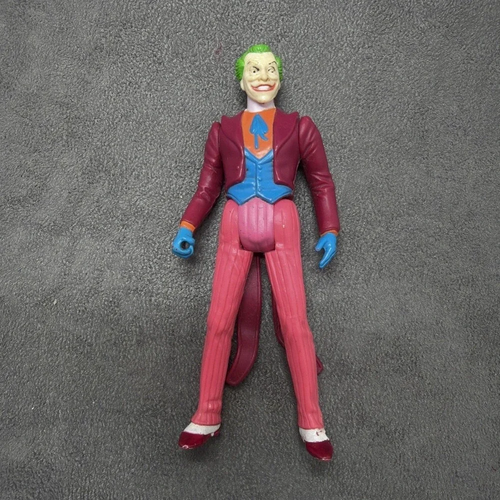 Vintage Kenner Batman JOKER action Figures & Joker Cycle Lot